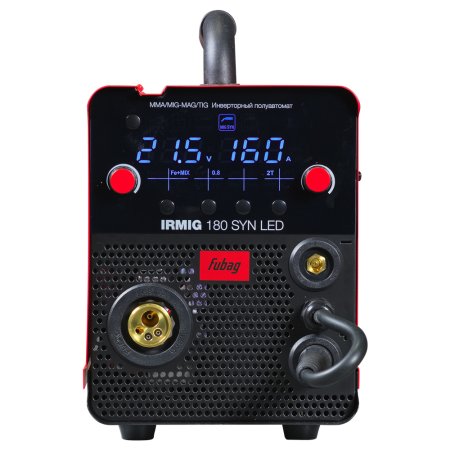 Полуавтомат сварочный инверторный FUBAG IRMIG 180 SYN LED с горелкой 250 А в комплекте в Красноярске фото