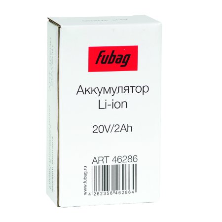 Аккумуляторная батарея FLI5S1P1202 Li-ion к бензиновым газонокосилкам FUBAG с электростартером и минирайдеру (20V/2Ah) в Красноярске фото