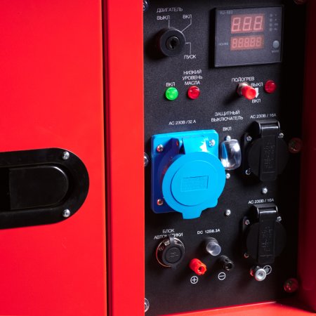 FUBAG Дизельный генератор с электростартером и коннектором автоматики DS 6500 AC ES (кожух) в Красноярске фото