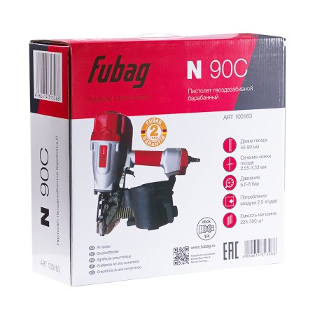 FUBAG Пистолет гвоздезабивной барабанный N90C в Красноярске фото
