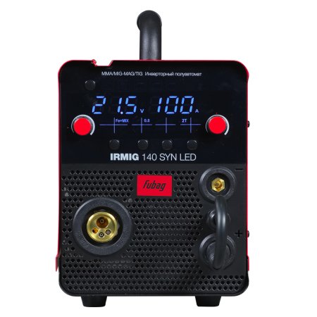 Полуавтомат сварочный инверторный FUBAG IRMIG 140 SYN LED с горелкой 150 А в комплекте в Красноярске фото