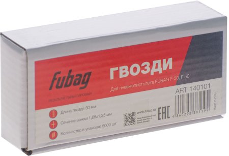 FUBAG Гвозди для F30 (F50 (1.05*1.25, 30 мм, 5000 шт) в Красноярске фото