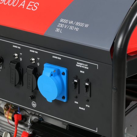Бензиновый генератор FUBAG BS 9000 A ES с электростартером и коннектором автоматики в Красноярске фото