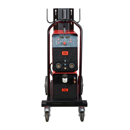 Аппарат сварочный инверторный аргонодуговой FUBAG INTIG 400 T W AC/DC PULSE + горелка FB TIG 18 5P 4m + модуль охлаждения + тележка в Красноярске фото
